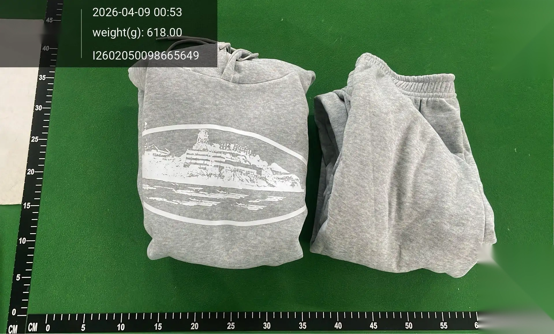 Graphic Hoodie and Jogger Set - FA -2