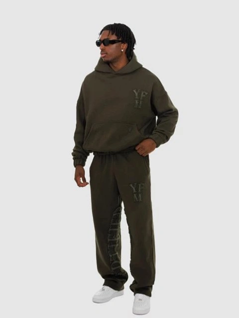 Graphic Hoodie and Jogger Set
