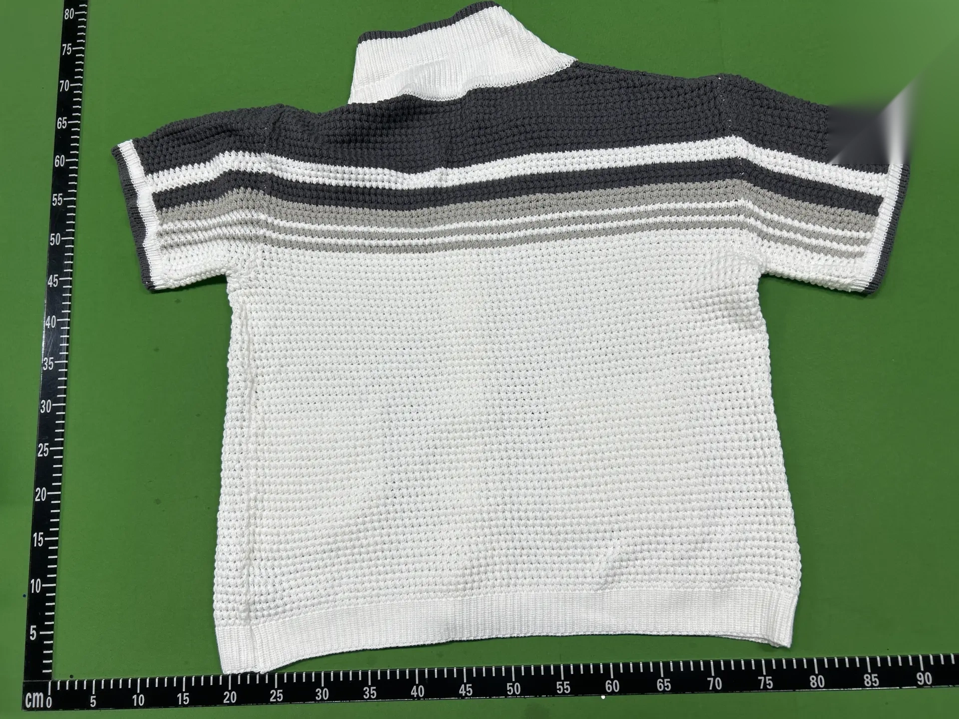 Knit Short-Sleeve Shirt and Shorts Set -4