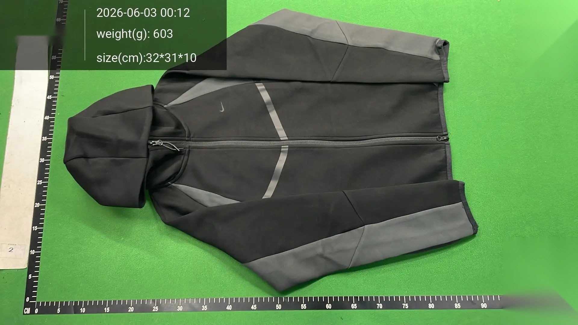 Color-Block Zip Hoodie and Jogger Set -3