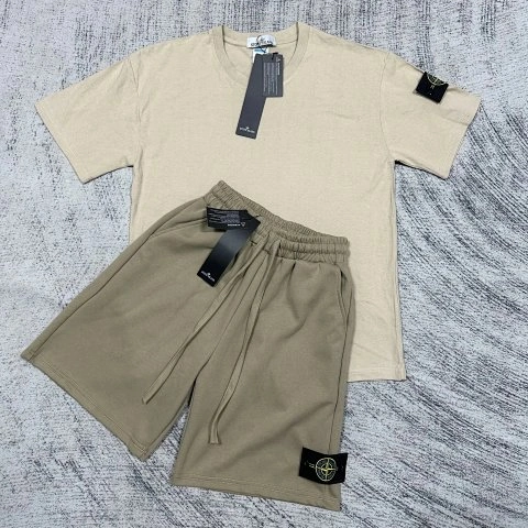 Patch T-Shirt and Shorts Set -