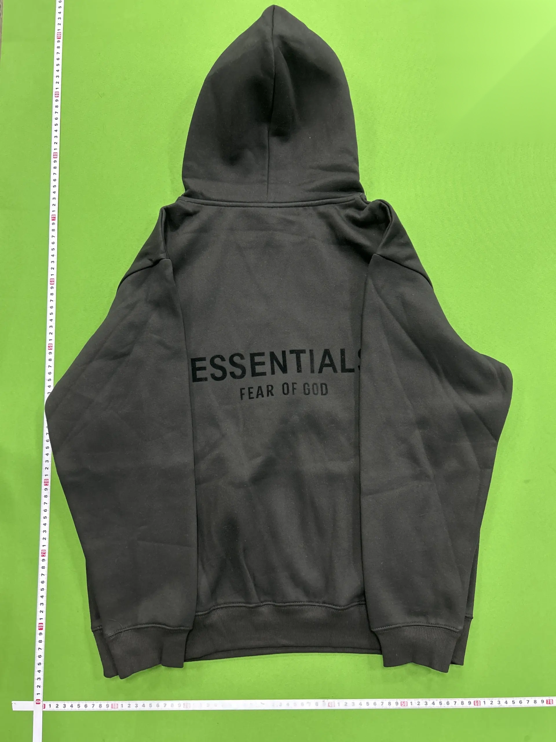 Letter-Print Zip Hoodie -2