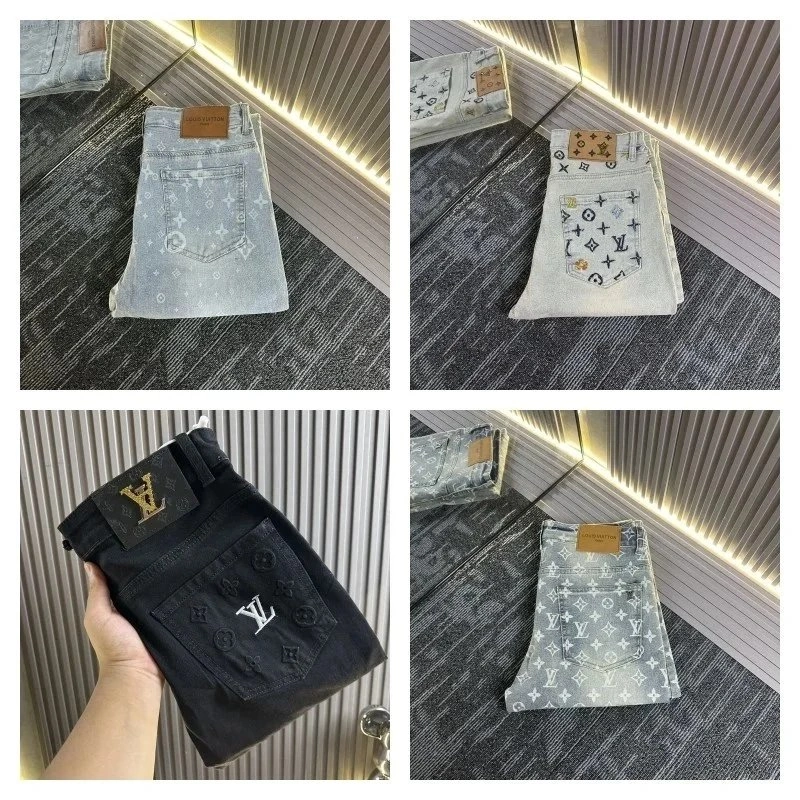 Monogram Denim Jeans Collectio