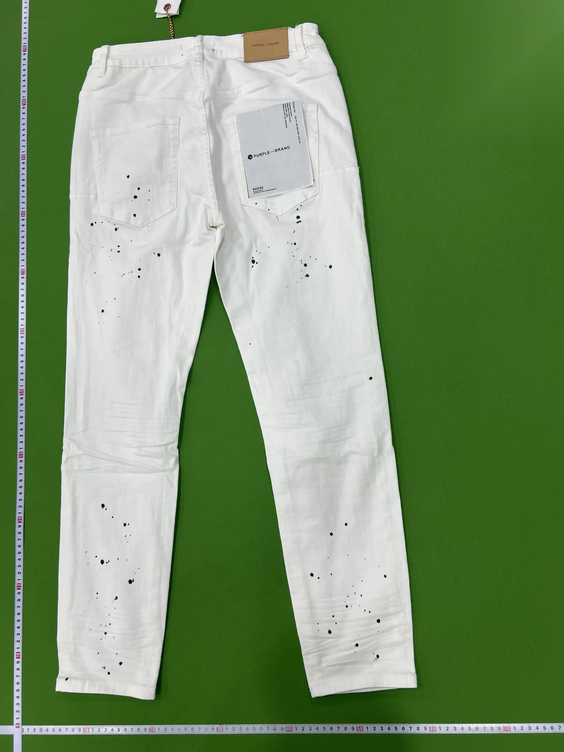 Ripped Patchwork Straight-Leg Jeans -4