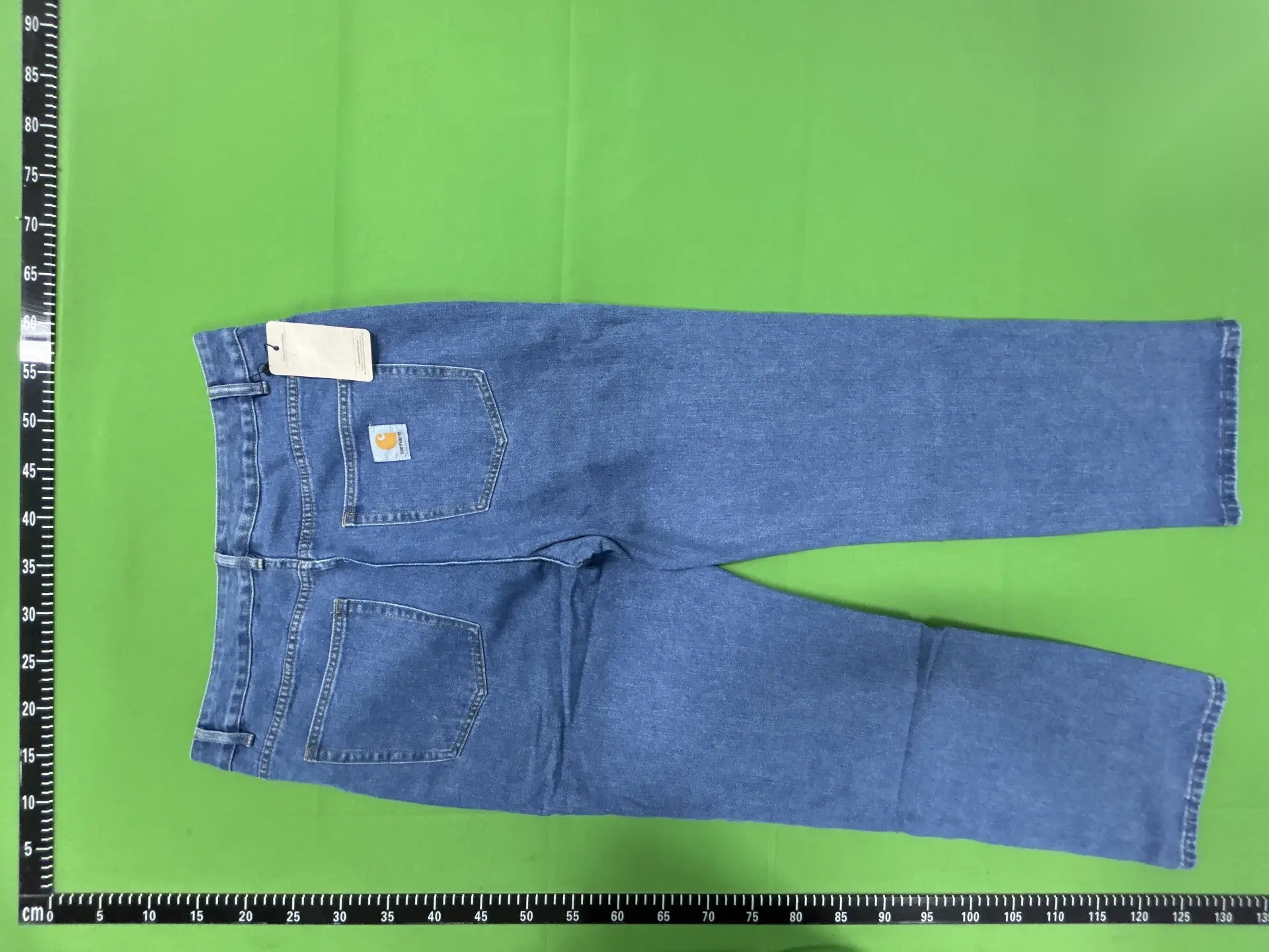 Washed Straight-Leg Denim Jeans -4