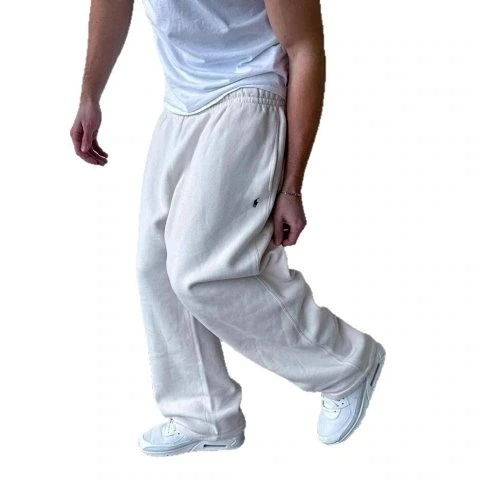 Elastic-Waist Wide-Leg Sweatpants -7