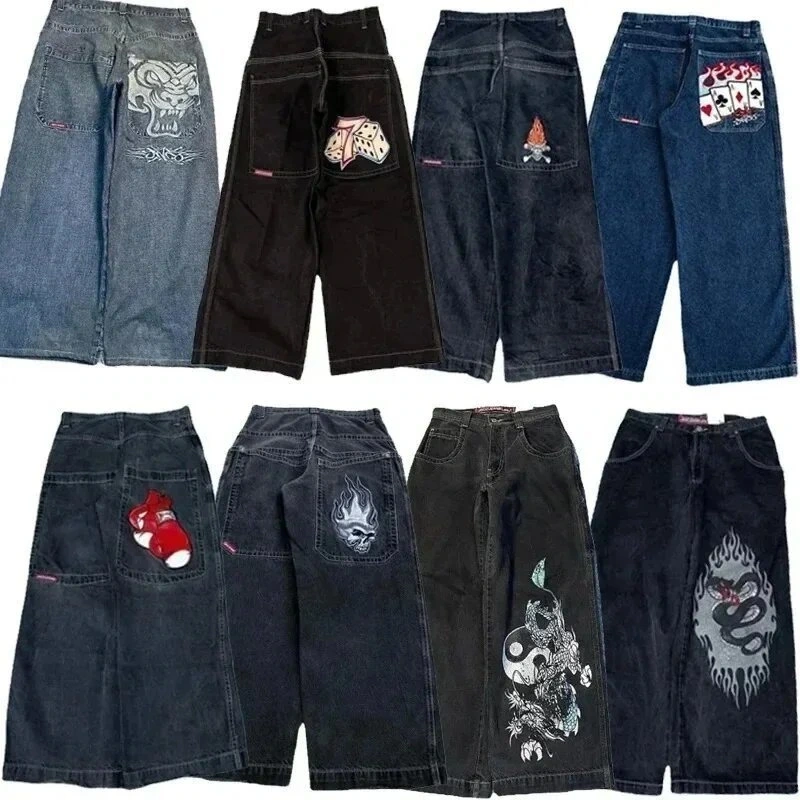 Embroidered Baggy Jeans Collec