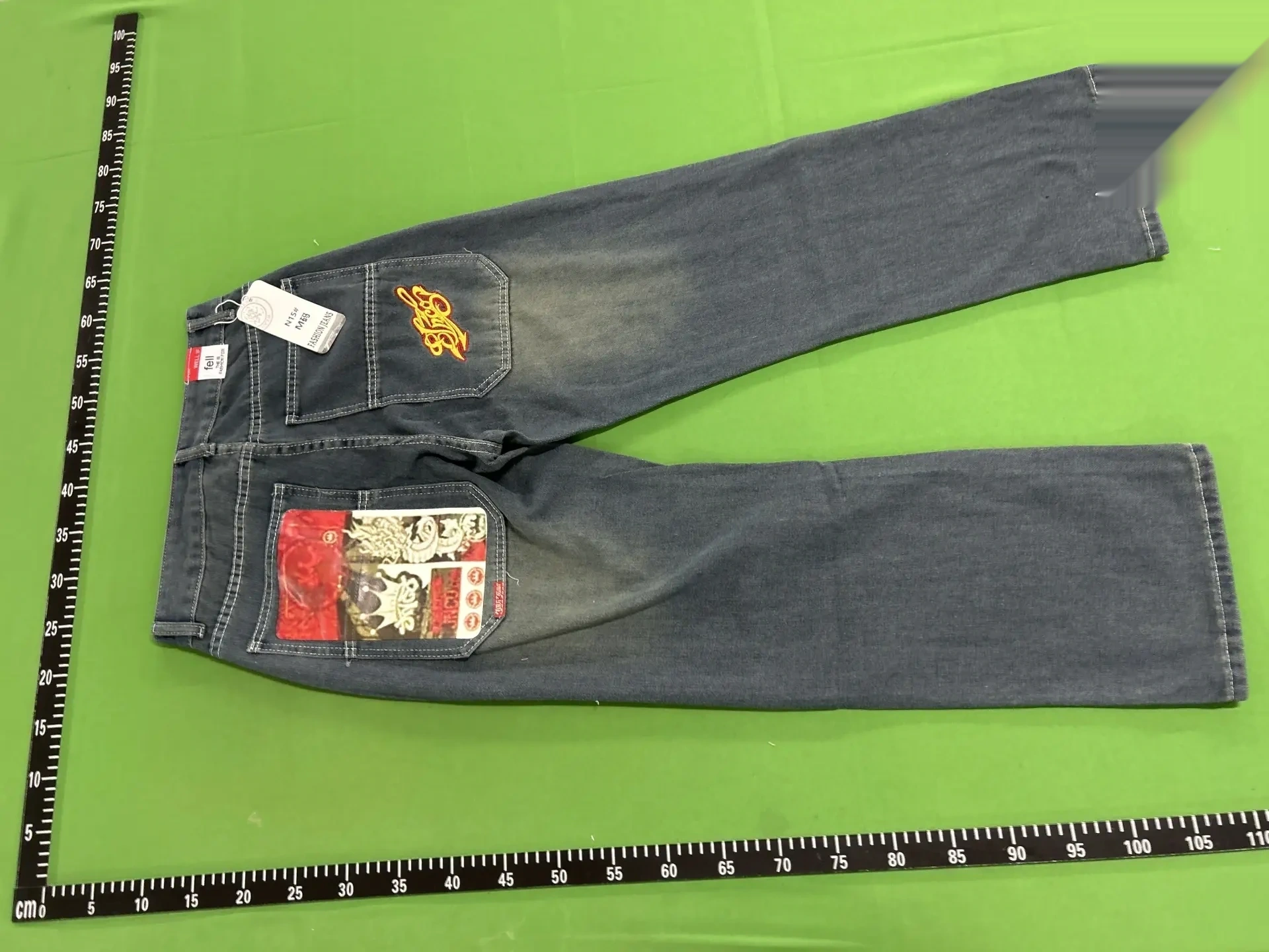 Embroidered Baggy Jeans Collection -6