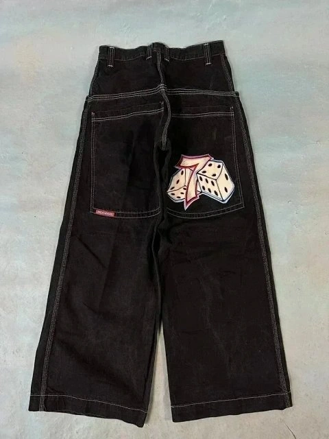 Embroidered Baggy Jeans Collection -7