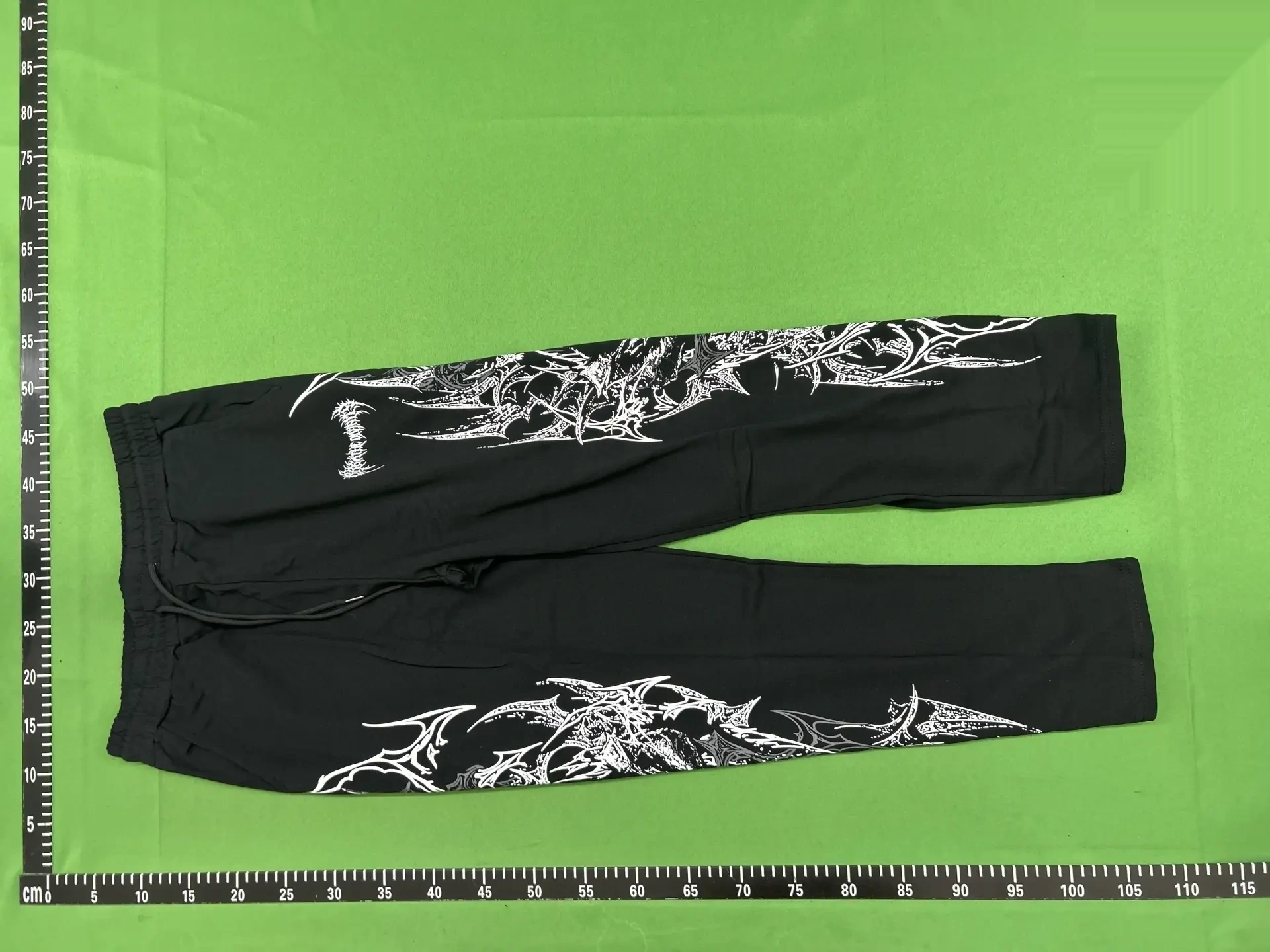 Graphic Wide-Leg Sweatpants -4