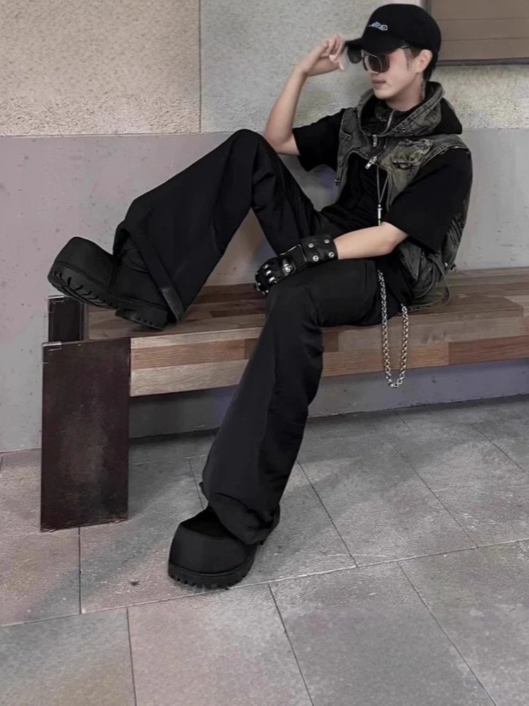 Flared Casual Trousers