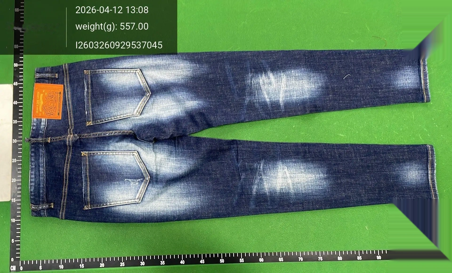 Washed Straight-Leg Jeans -2