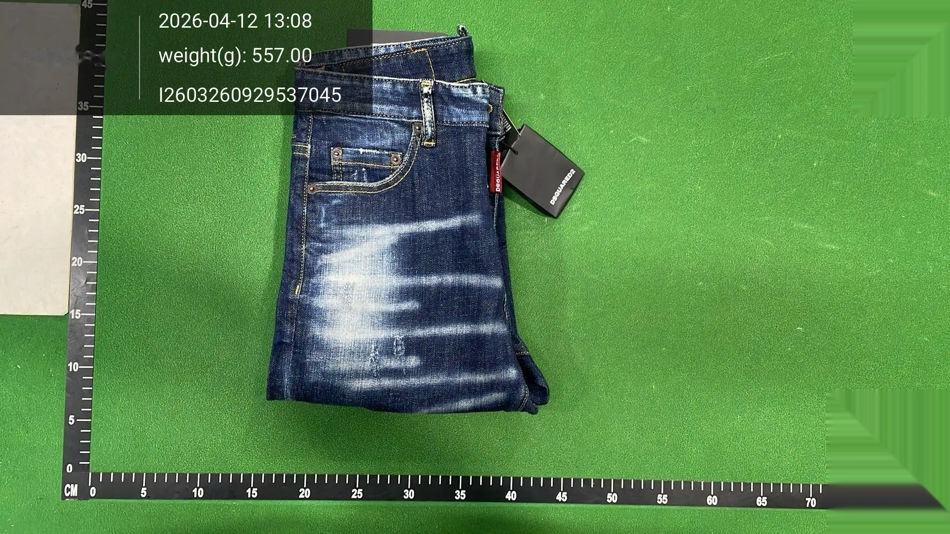 Washed Straight-Leg Jeans -4