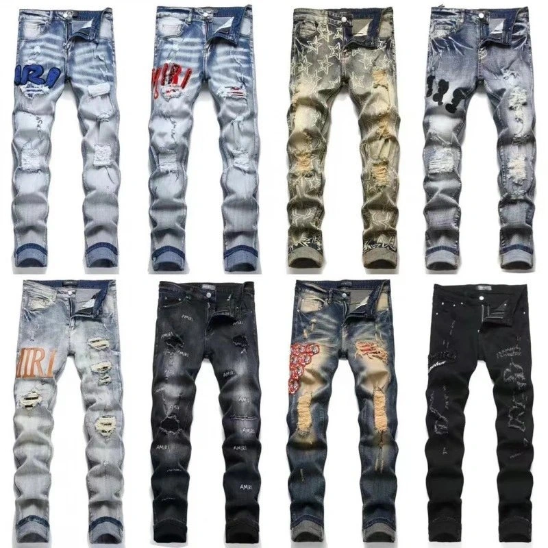 Patchwork Ripped Jeans Collect