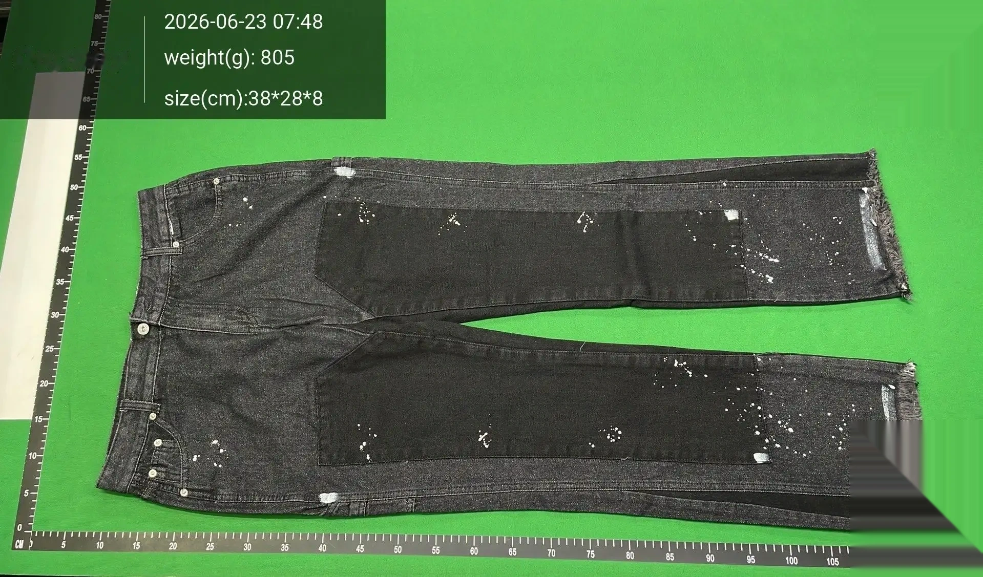 Distressed Straight-Leg Jeans -3