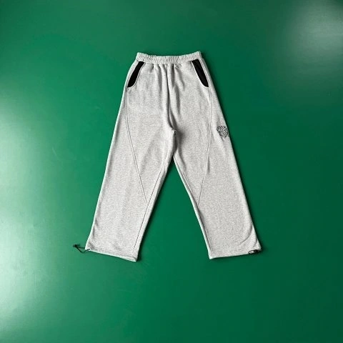 Embroidered Panel Sweatpants -7