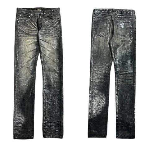 Coated Slim Jeans -6