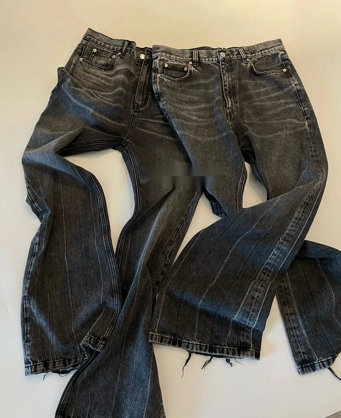 Washed Flared Jeans