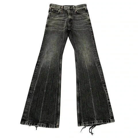 Washed Flared Jeans -2