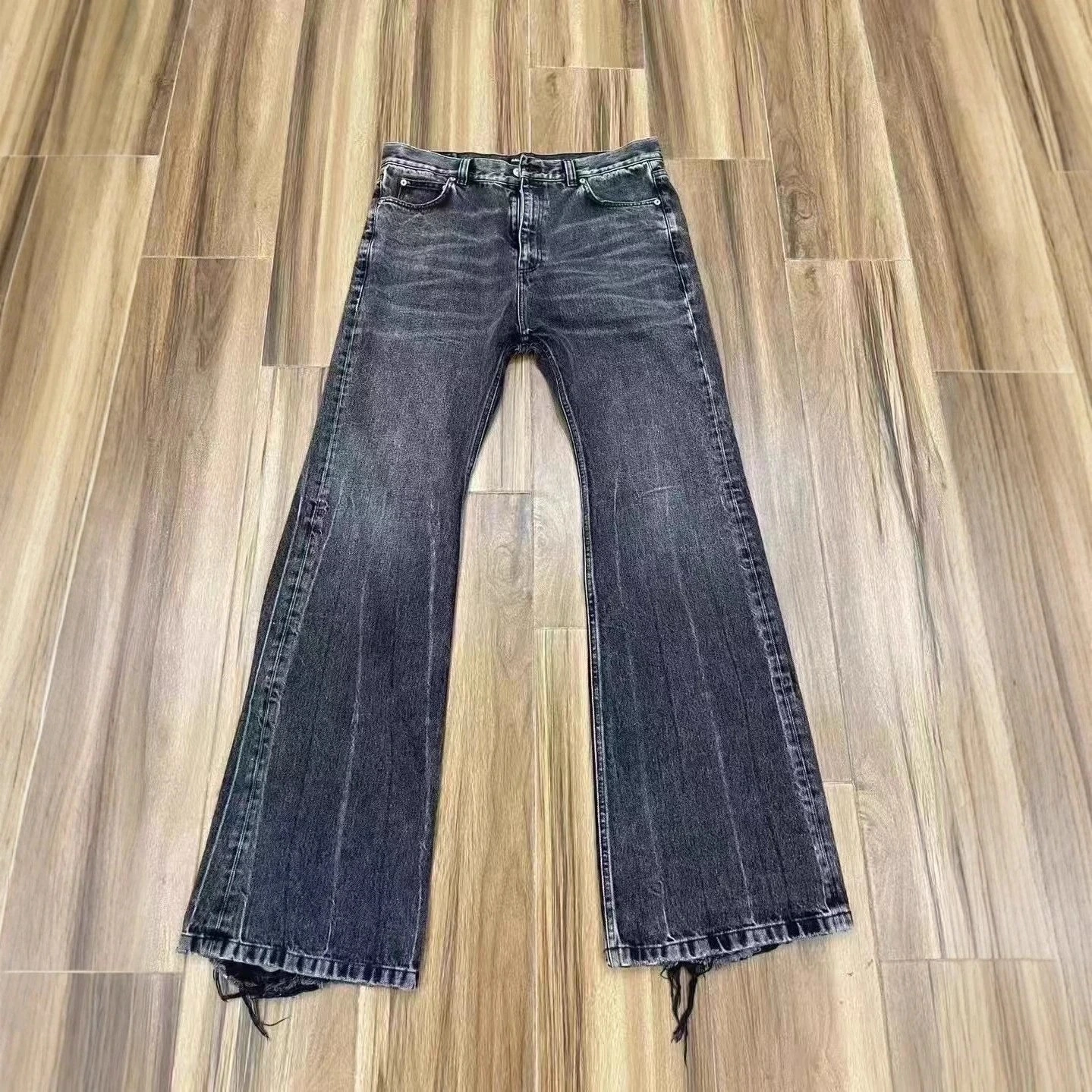 Distressed Flared Jeans