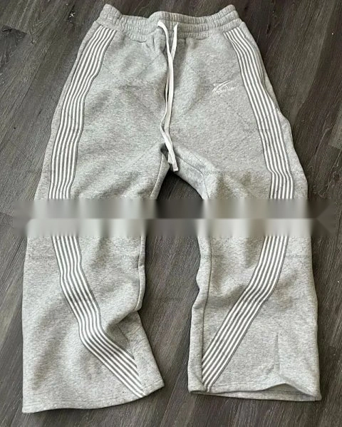 Side-Stripe Wide-Leg Sweatpants -7