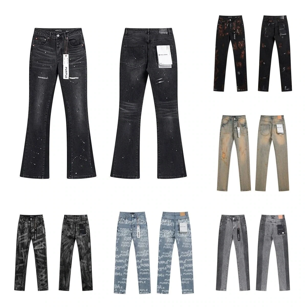 Distressed Jeans Collection - 