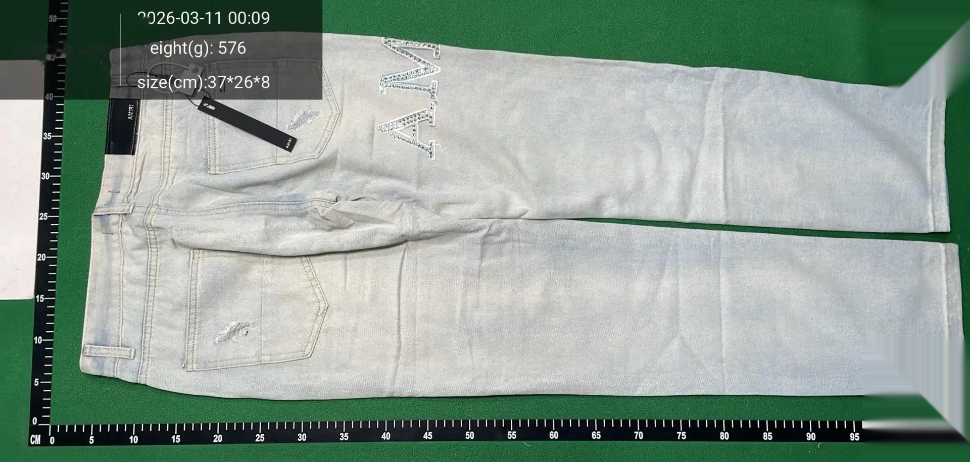 Embroidered Distressed Jeans Collection -4
