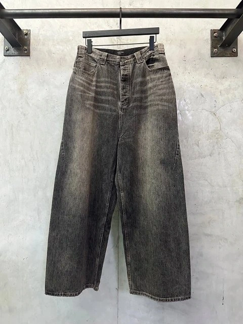 Washed Flared Jeans -6