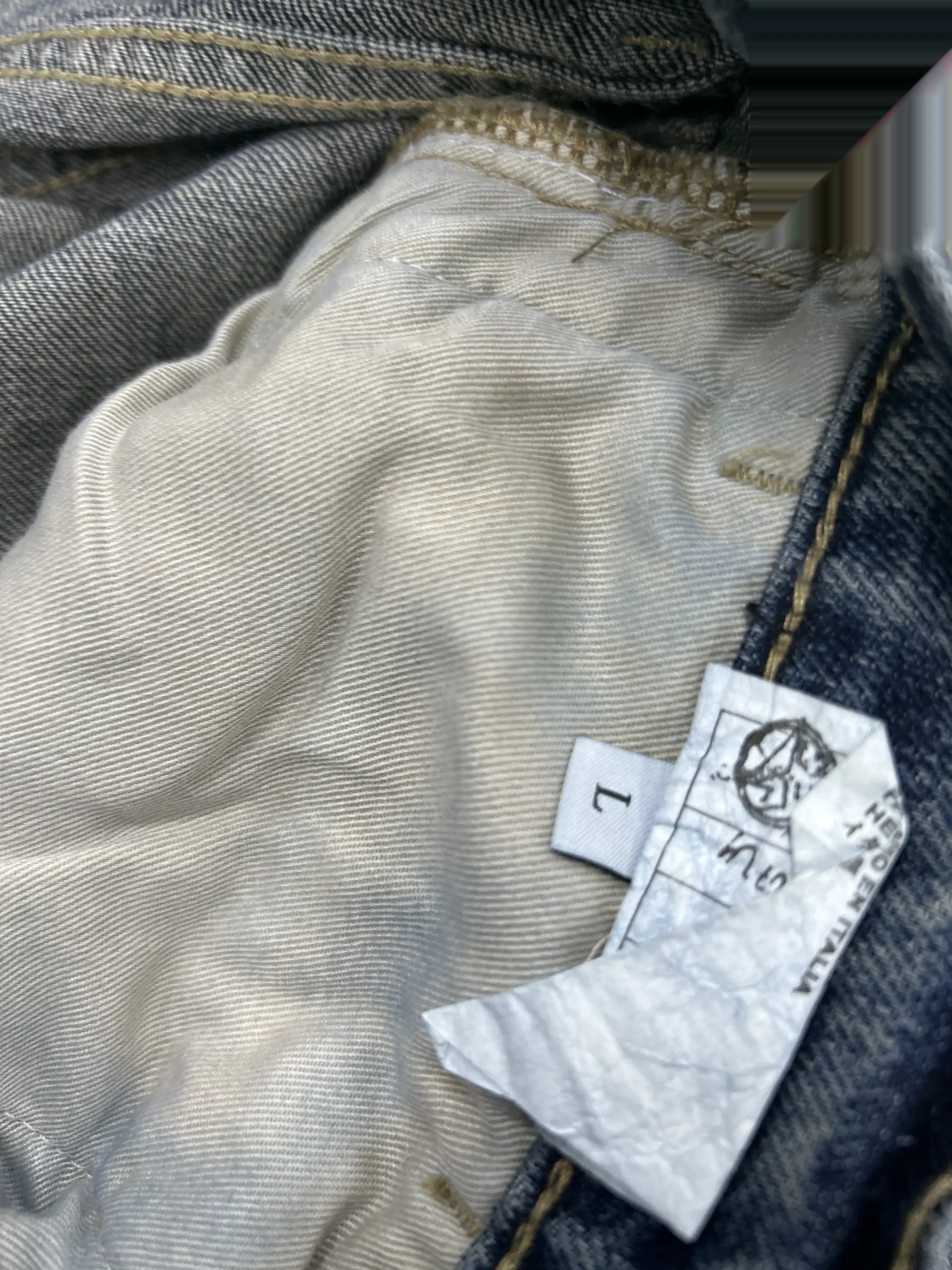 Washed Wide-Leg Jeans - 019 -4