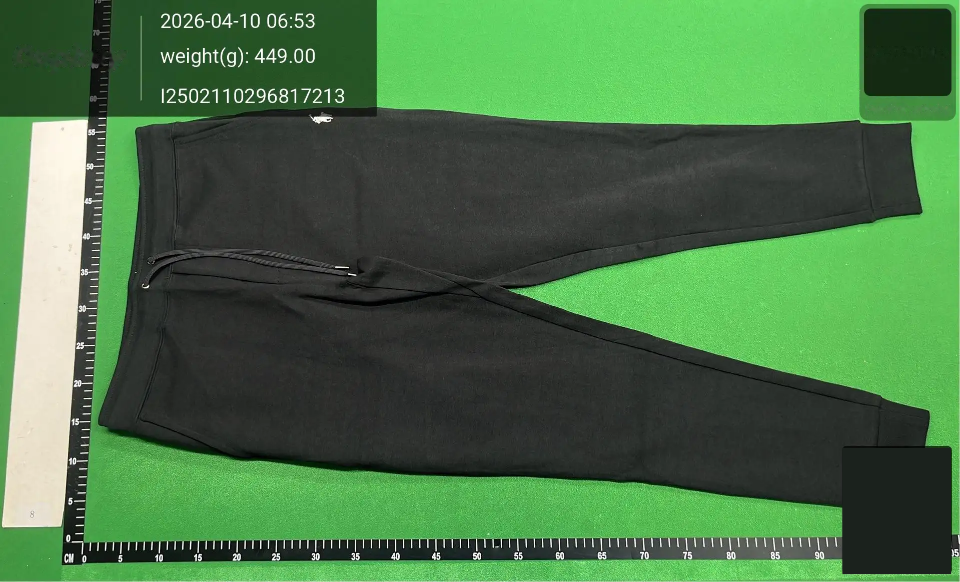 Double-Faced Drawstring Sweatpants -2