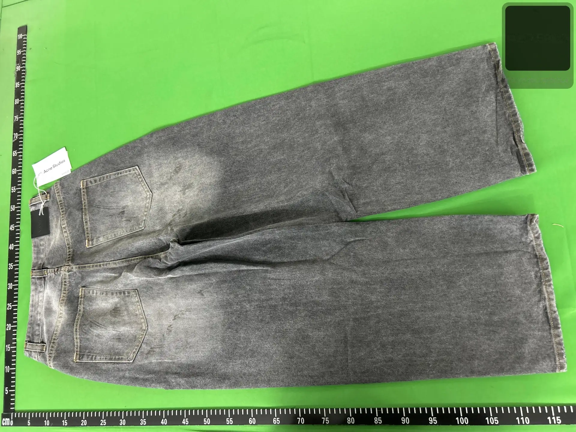 Painted and Coated Straight-Leg Jeans Collection -5
