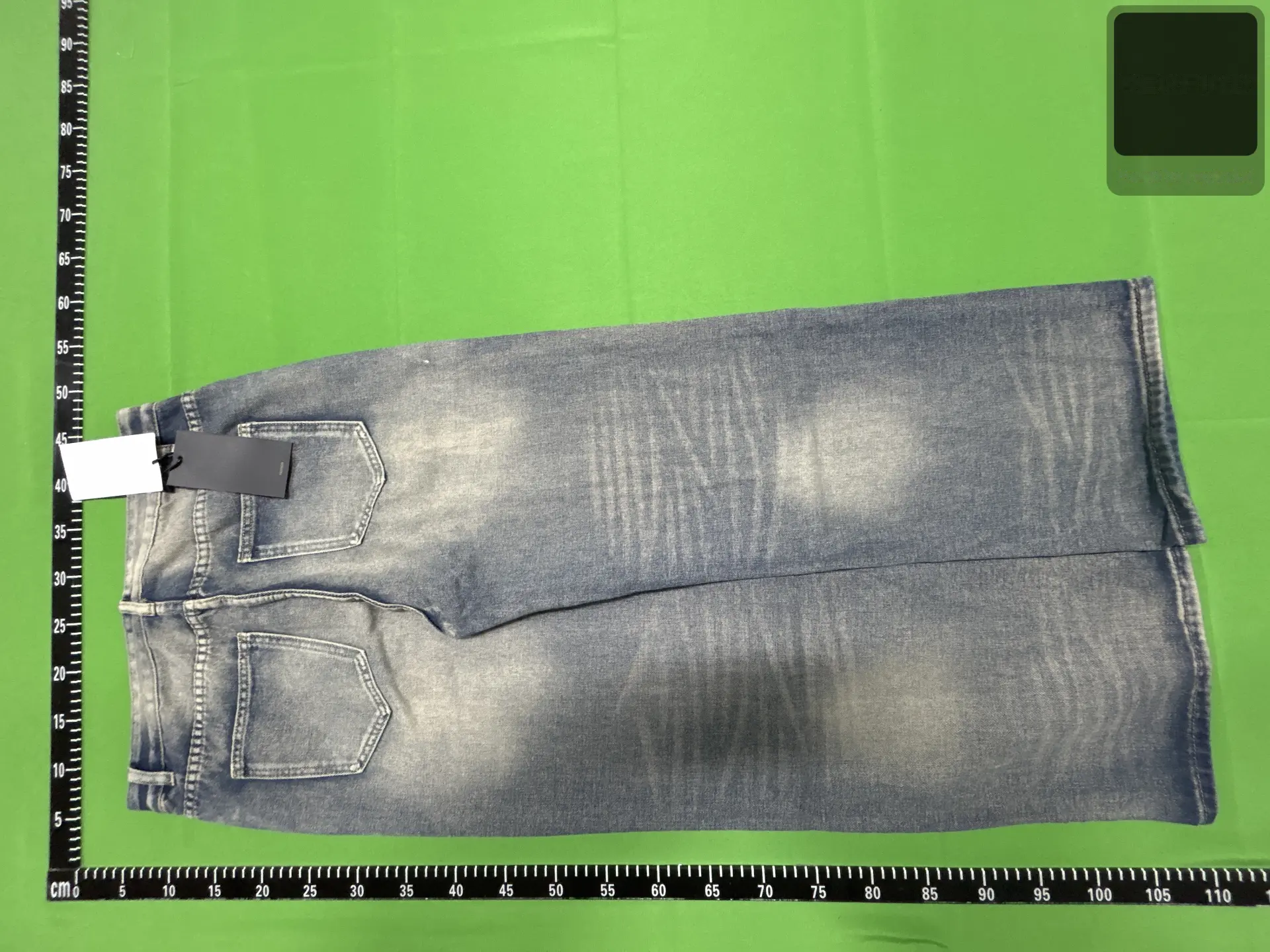 Vintage-Wash Relaxed Flared Jeans -5