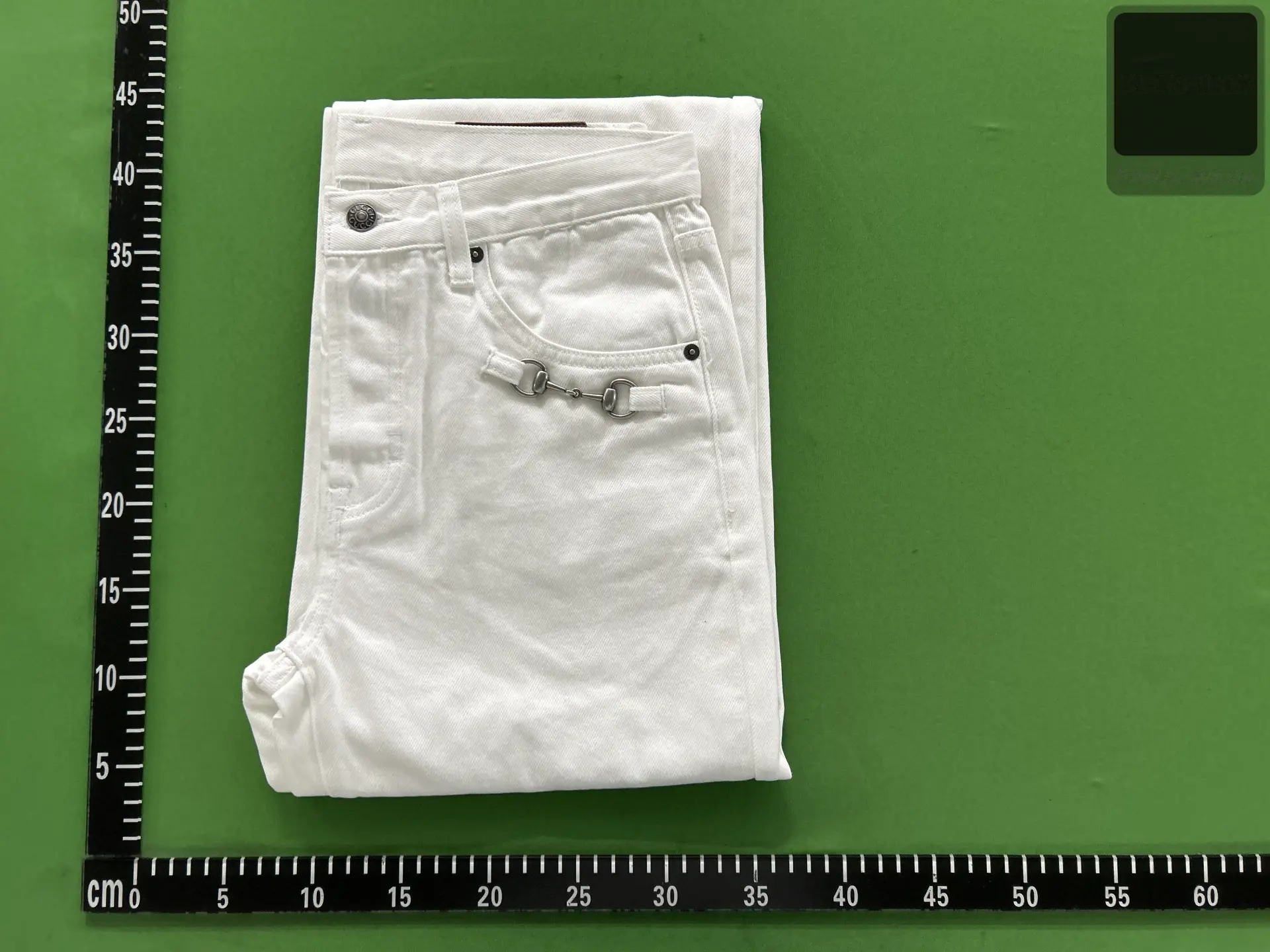 Flared Jeans with Metal Hardware - MVT -2