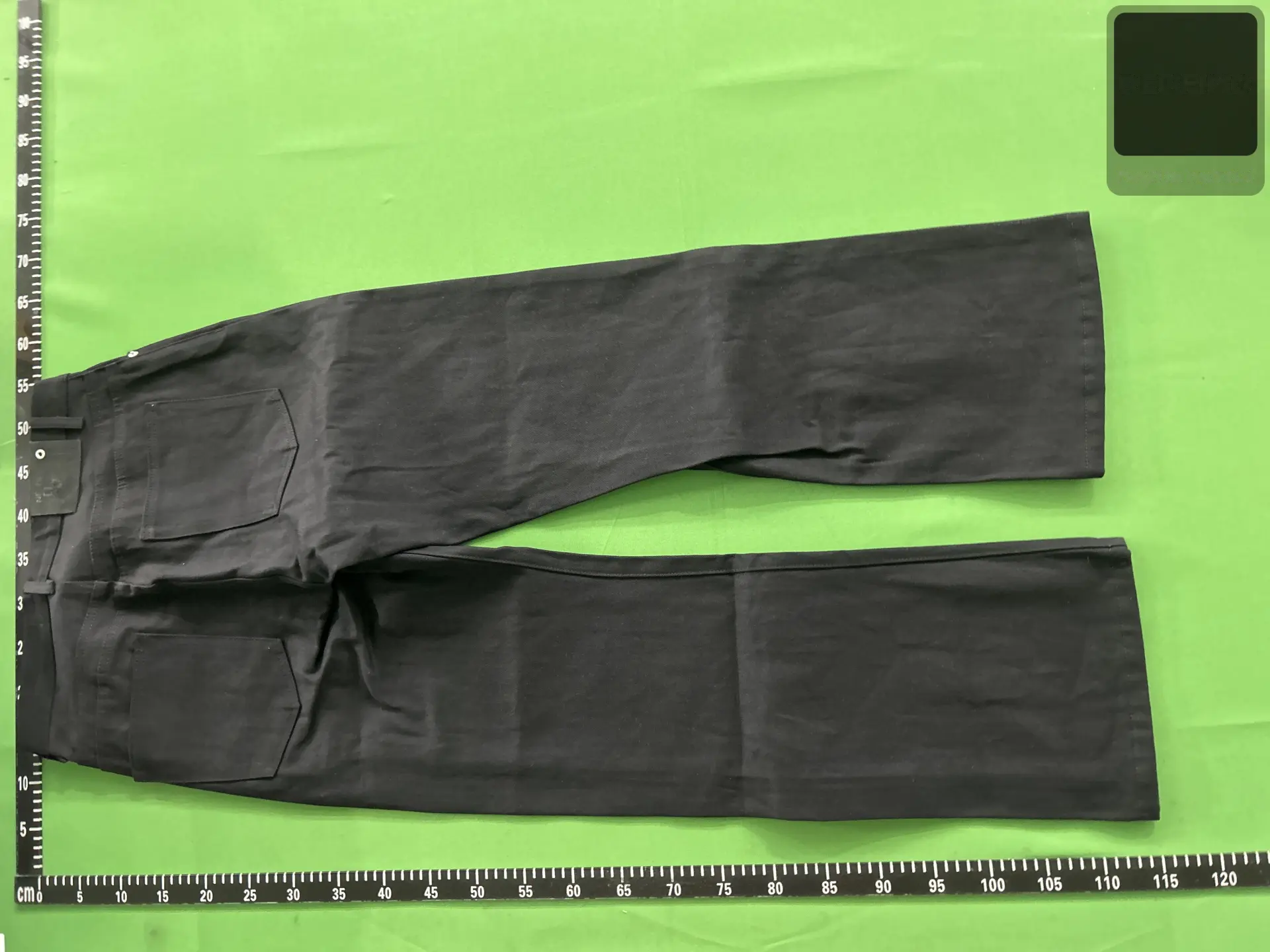 Black Archive-Style Wide-Leg Jeans - 017 -2