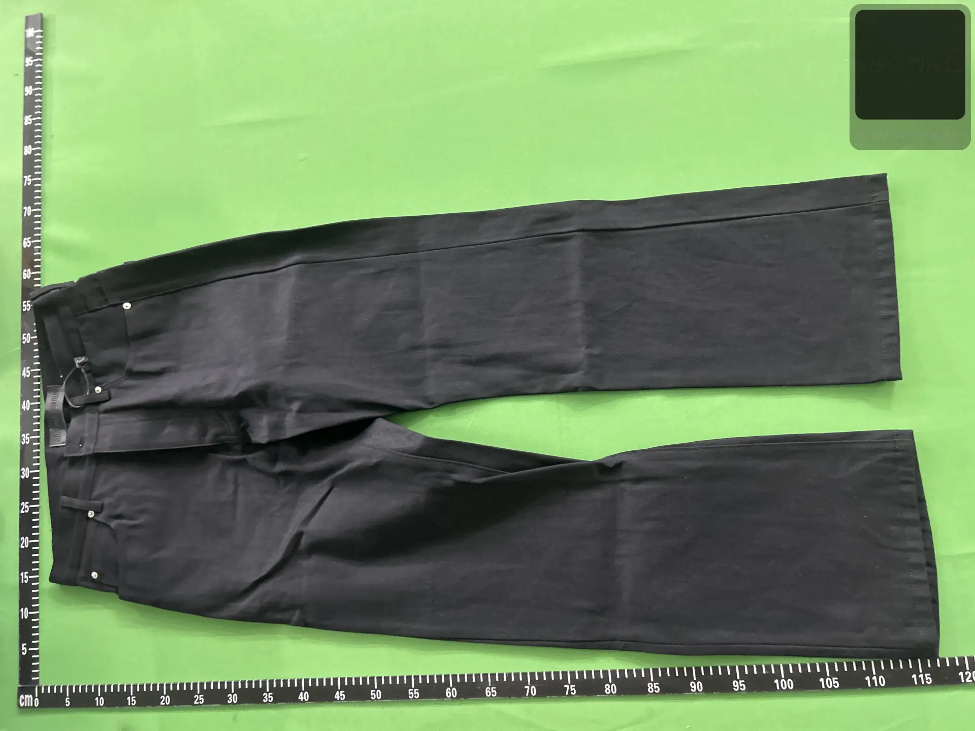 Black Archive-Style Wide-Leg Jeans - 017 -4