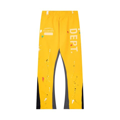 Yellow Paint-Splatter Track Pa