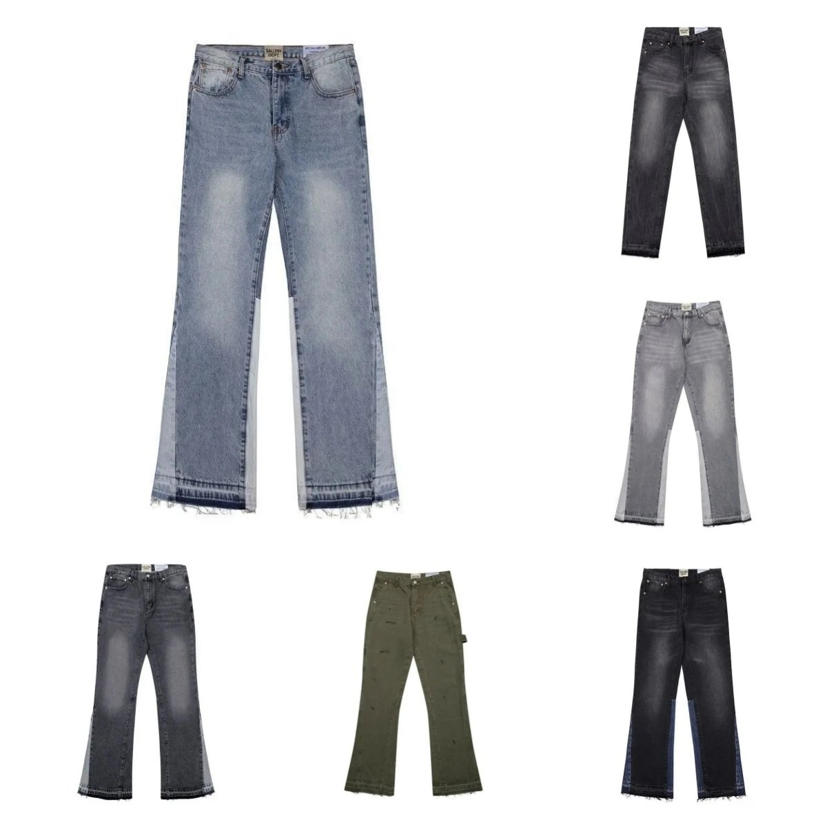 Washed Denim Jeans - 005-KEB