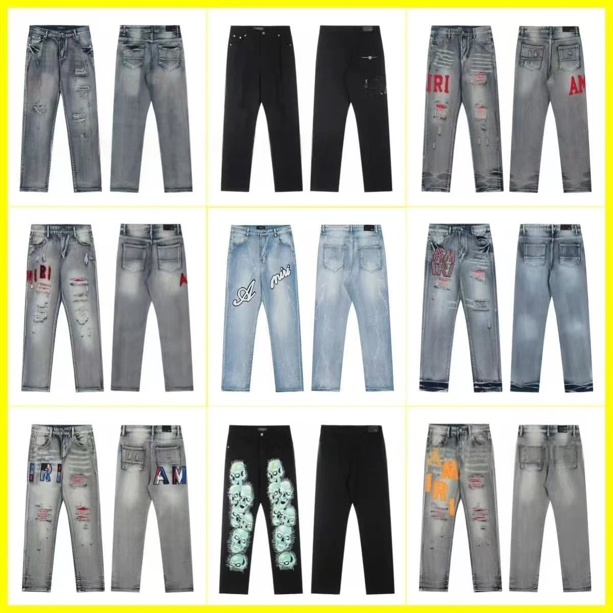 Distressed Ripped Jeans