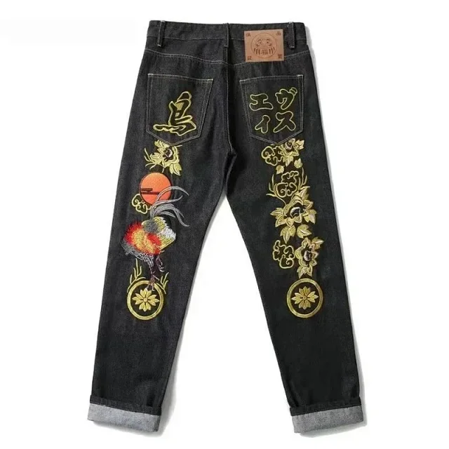 Graphic Denim Jeans Collection - 044T -7