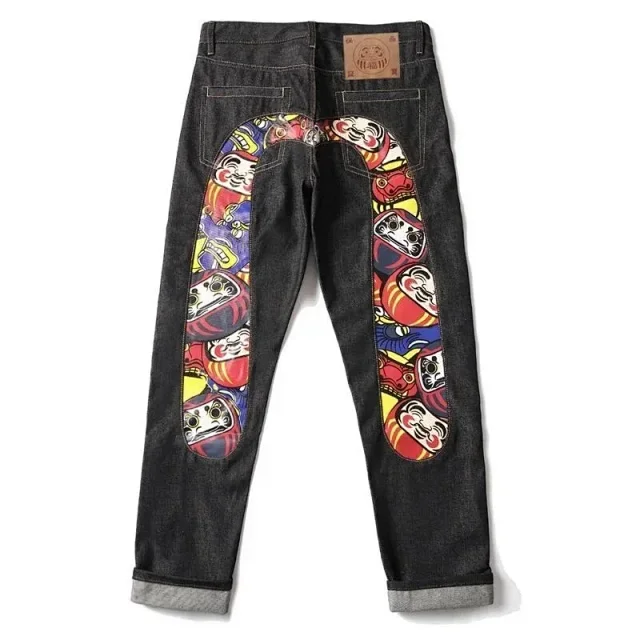 Graphic Denim Jeans Collection - 044T -13