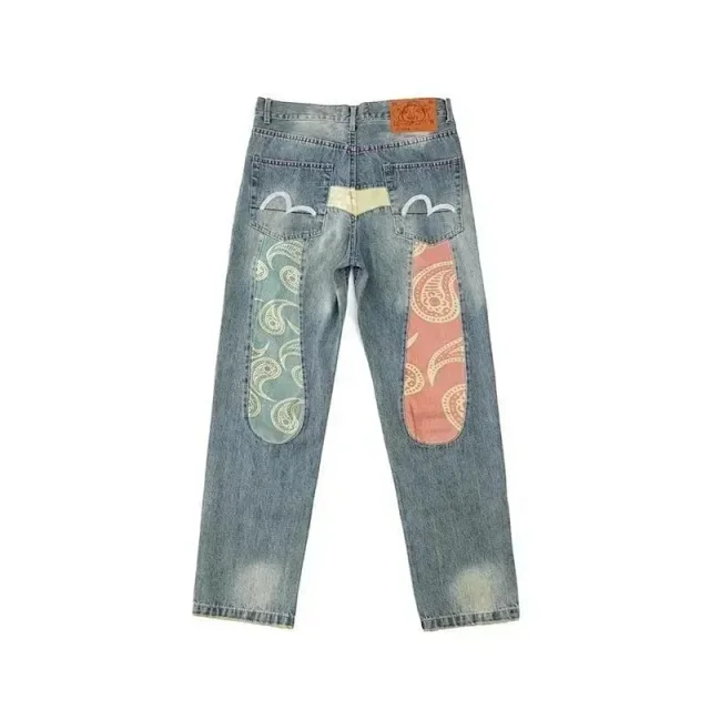 Graphic Denim Jeans Collection - 044T -16