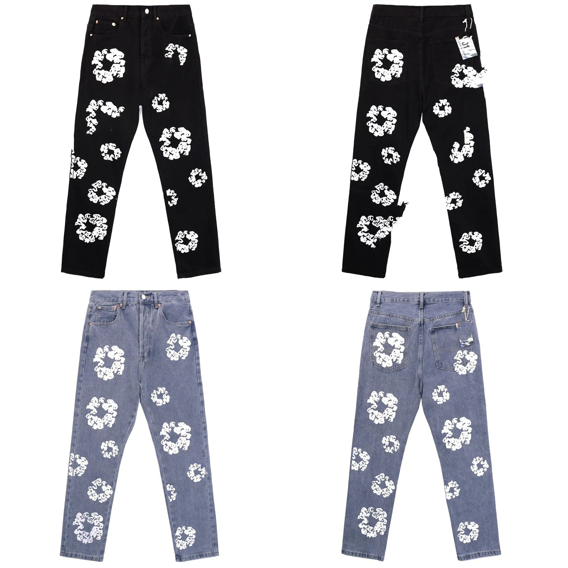 Relaxed Denim Trousers