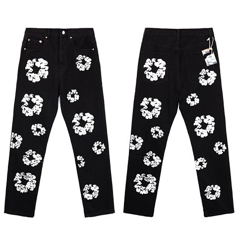 Relaxed Denim Trousers -6