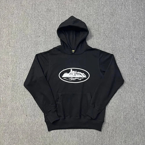 Oval-Graphic Hoodie and Sweatpants Set -5