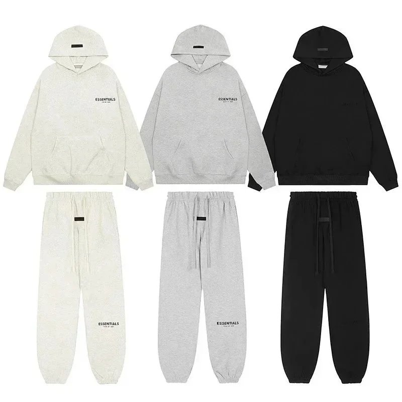 Pullover Hoodie and Cuffed Swe