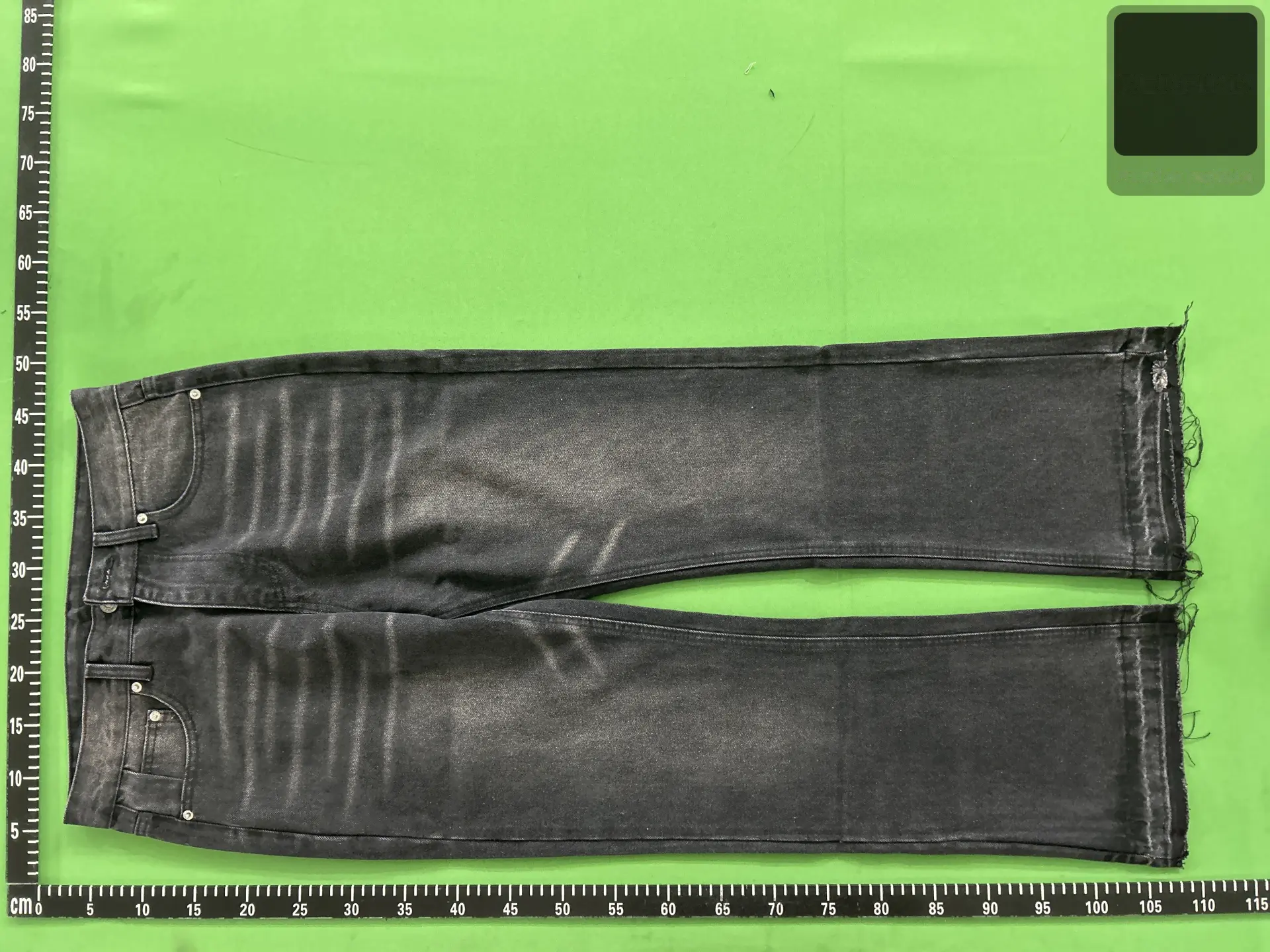 Washed Black Frayed-Hem Jeans - 507 -5