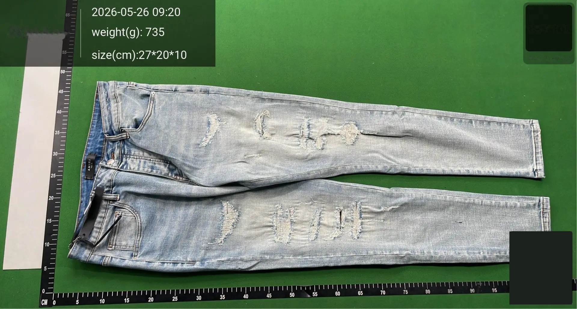 Distressed Ripped Denim Jeans -2
