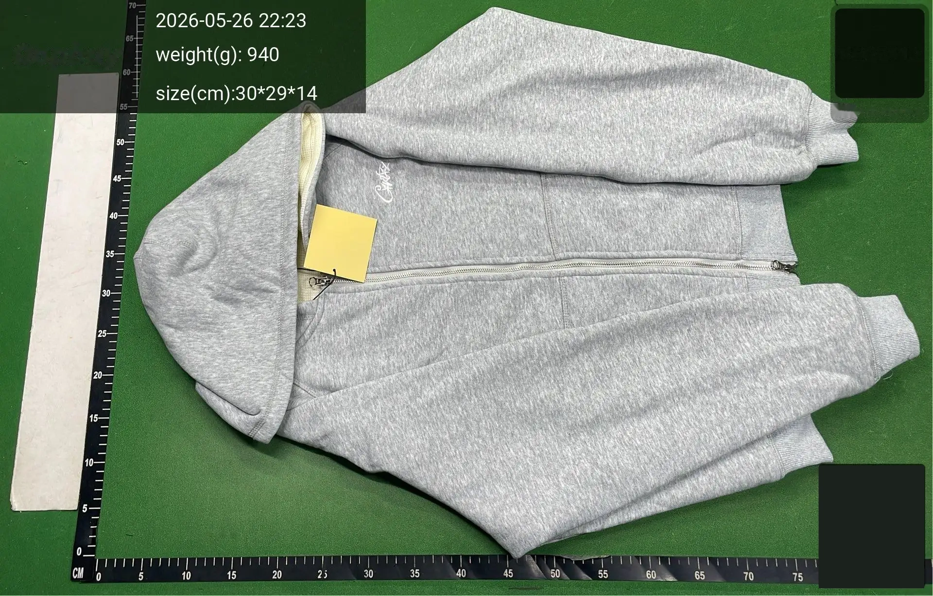 Embroidered Full-Zip Hoodie -4