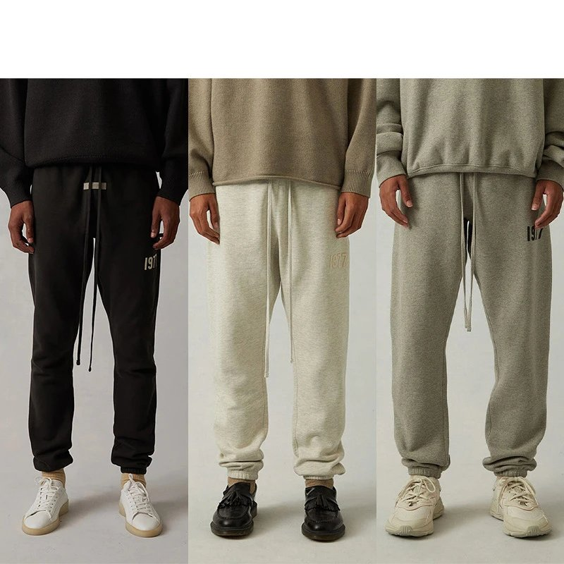 1977 Flocked-Print Sweatpants