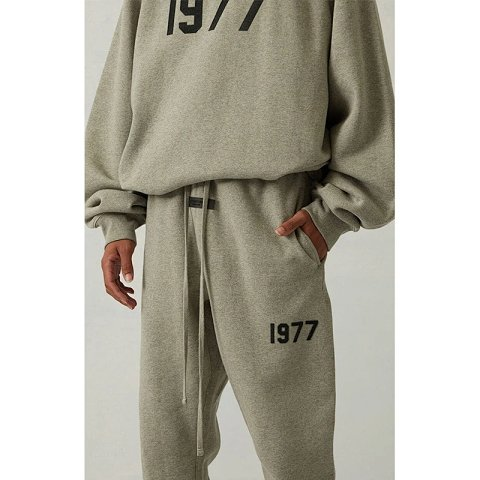 1977 Flocked-Print Sweatpants -7